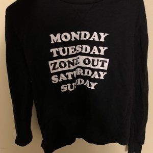 Black long-sleeve shirt